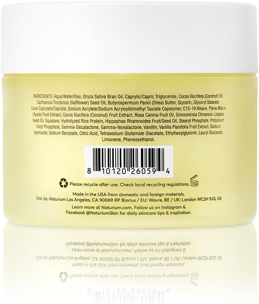 Naturium The Glow Getter Whipped Multi-Oil Body Butter, Firming Cream &amp; Body Moisturiser with Shea Butter, 7.7 fl oz