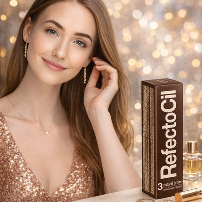 RafectoCil Cream Hair Dye - 3 Natural Brown 15ml
