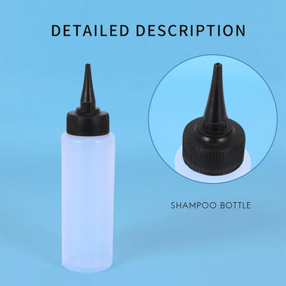150ml Salon Hair Color Measuring Applicator Bottle Scale Hairdressing Tool