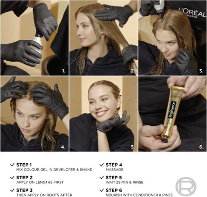 L'Oreal Paris Preference Hair Dye, Long Lasting Brilliance, Luminous Permanent Rich Hair Colour, Achieve radiant, Salon-Inspired Results Shade: 6.45, Brooklyn