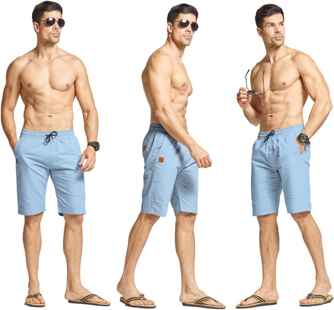 JustSun Men’s Casual Shorts – Easy Summer Comfort