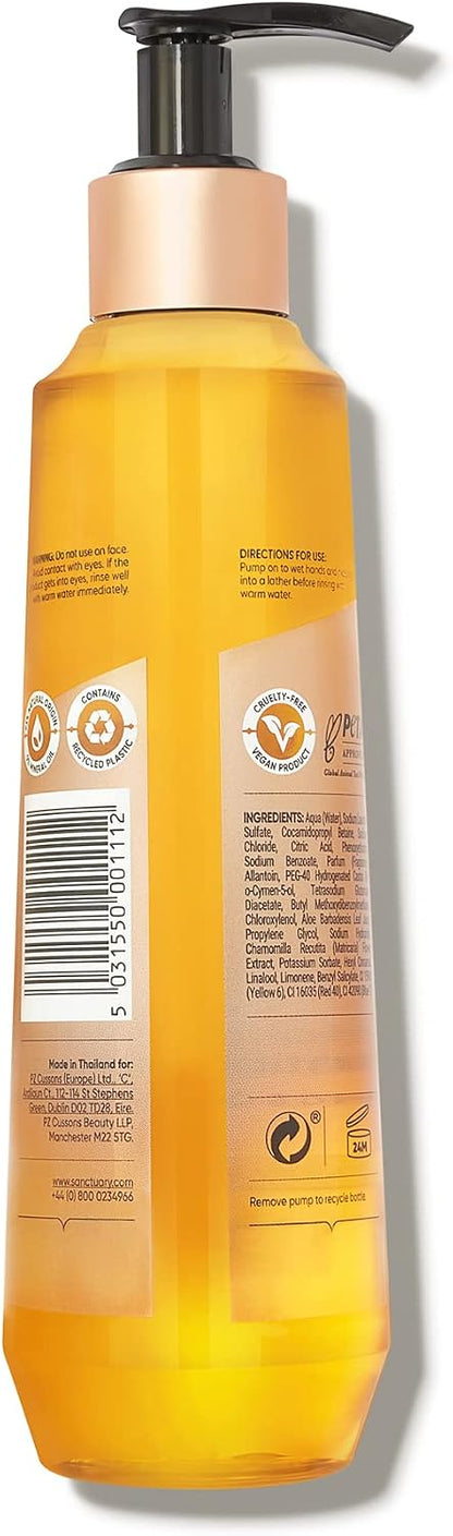 Sanctuary Spa Antibacterial Hand Wash, No Mineral Oil, Cruelty Free &amp; Vegan Liquid Hand Soap, 250ml
