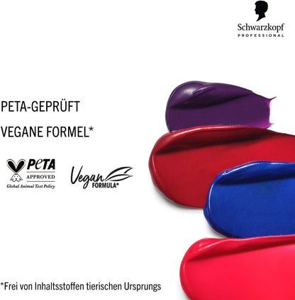 Schwarzkopf Professional CHROMA ID Bonding Color Mask Semi Permanent Mix And Tone Color System Toning Enhancing Refreshing Intense Care Deep Conditioning Shine Vegan Formula Blue 300 ml