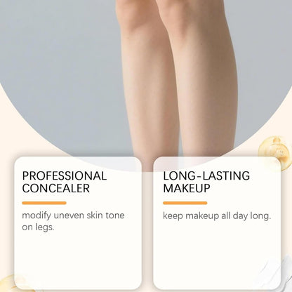 100ml Long Wear Waterproof Concealer,Body Foundation&amp;Body Concealer,Leg Makeup No Transfer,Waterproof Concealer Cream,Long Lasting Effect,Easy to Use,Natural &amp; Gentle Formula,for Most Skin Tones,02