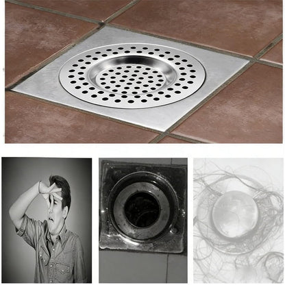 2 Pcs Sink Strainer, Stainless Steel Sink Strainer Plug, Drain Hair Catcher, Protector Shower Drain Cover, Sink Stopper Drain Filter for Kitchen, Bathtub, Bathroom, 2.95 "/ 7.5 cm