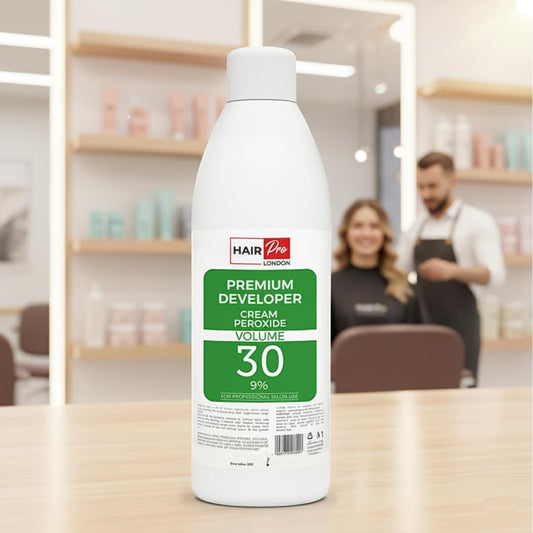 ICAN Hairpro London Professional Cream Peroxide Available In Various Size &amp; Volume (30 Vol 9%, 1000ml (1litre))