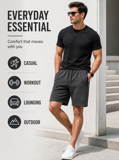 ITRAT Men’s Fleece Shorts – Comfort Meets Everyday Flex
