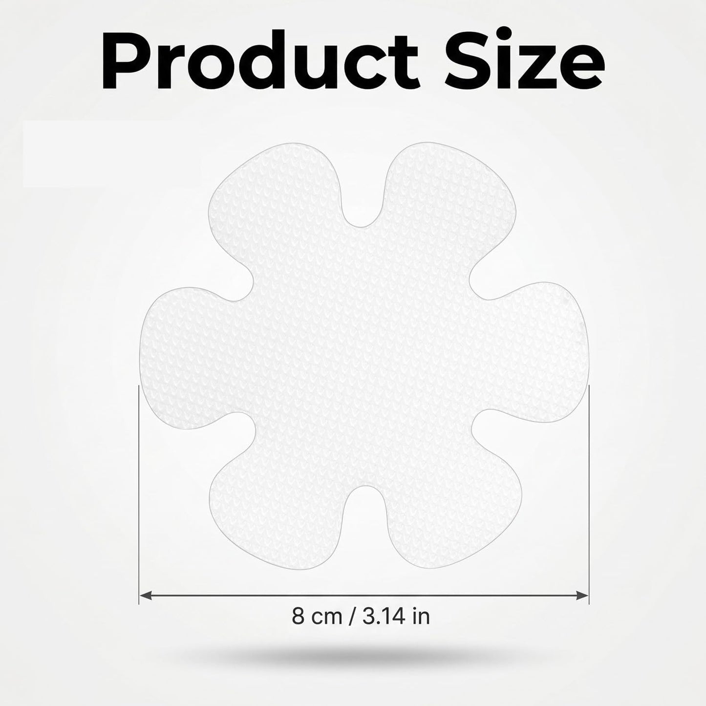 20PCS 8CM Flower Shower Non-Slip Stickers, Colorful Self-Adhesive Bath Tub Anti-Slip Pads, Safety Grip Treads for Bathroom, Shower, Bathtub &amp; Slippery Floors