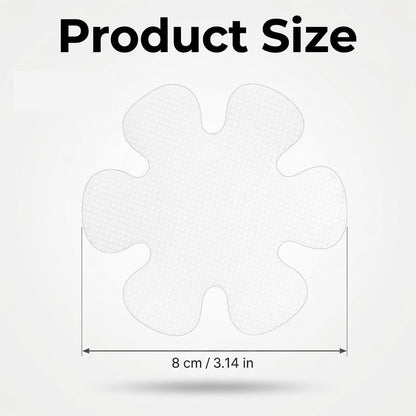 20PCS 8CM Flower Shower Non-Slip Stickers, Colorful Self-Adhesive Bath Tub Anti-Slip Pads, Safety Grip Treads for Bathroom, Shower, Bathtub &amp; Slippery Floors
