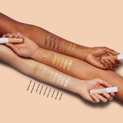 e.l.f. Hydrating Camo Concealer, Satin Finish, Conceals, Corrects &amp; Highlights, Fair Warm, 0.203 Fl Oz (6mL)