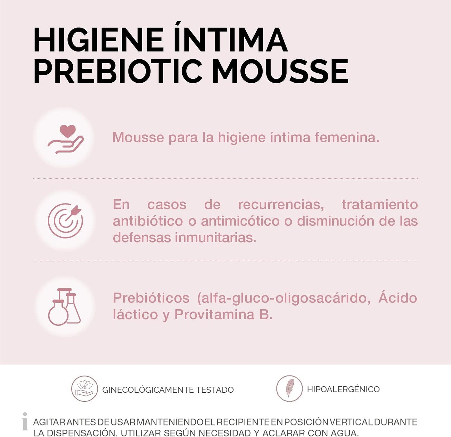 HIGIENE INTIMA PREBIOTIC mousse 150 ml