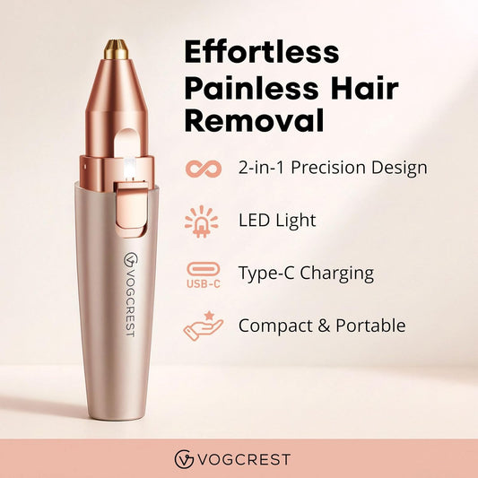 Why the VG VOGCREST Rose Gold Trimmer feels like a tiny spa in your hand
