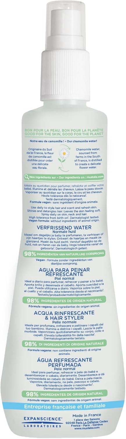 Mustela Hair Styler &amp; Skin Freshener 200ml