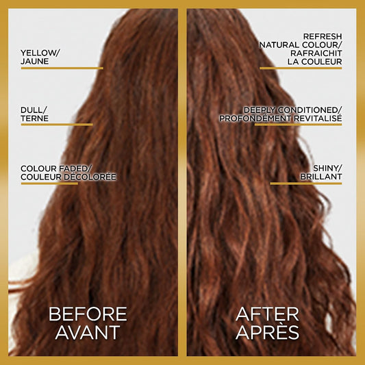 L'Oreal Paris One Step Toning Hair Gloss, In-Shower At Home Use, Boosts Shine, Enhances Color, Conditioning, Brass Neutralizing, No Damage, No Mix, Ammonia free, Paraben free