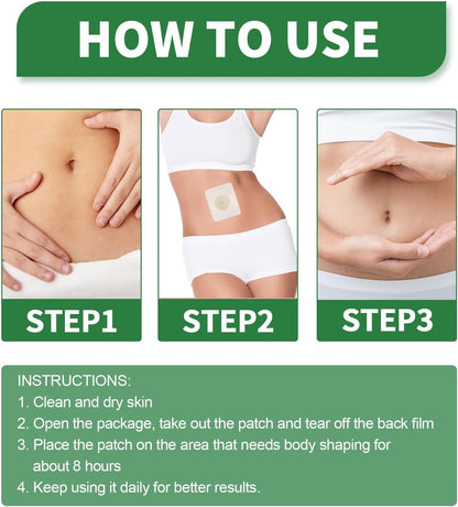 Weightloss Patche, Belly Patch, Body Care Patch, Support Weight Management and Body Shape, 50PCS | Plant-Powered Sweat-Activated Formula Gentle Warming Sensation for Waist, Abdomen &amp; Love Handle