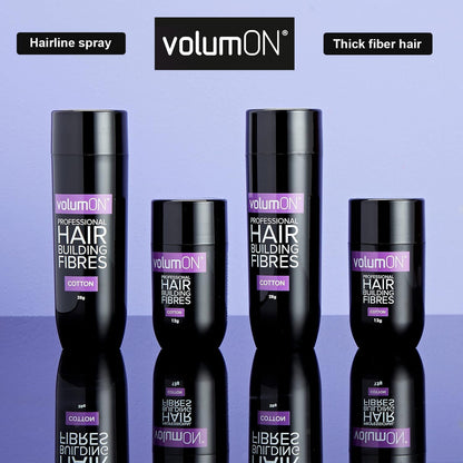 Professional Hair Building Fibres- Hair Loss Concealer- COTTON- 28g- Get Upto 30 Uses- CHOOSE FROM 8 HAIR SHADES COLOURS (Dark Brown)