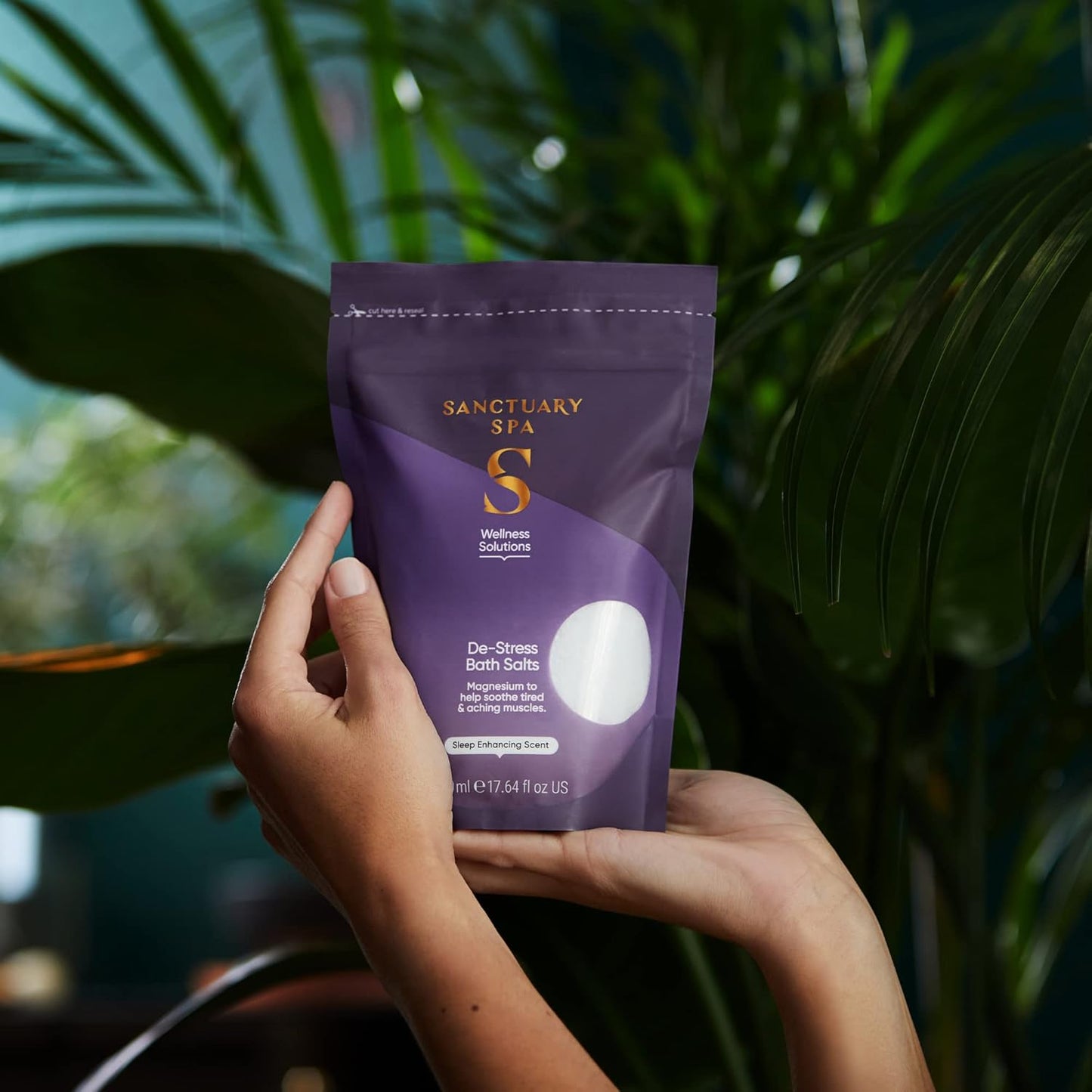A calm soak with Sanctuary Spa De‑Stress Bath Salts