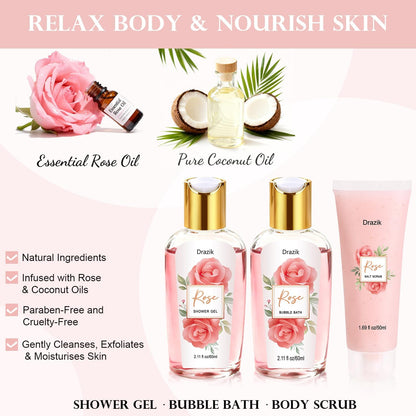 Birthday Pamper Gifts for Women, Unique Pamper Hampers Kit Self Care Package for Her, Relaxation Ladies Christmas Spa Gifts Sets Xmas Present Ideas for Women Best Friend Sister Bestie Mum