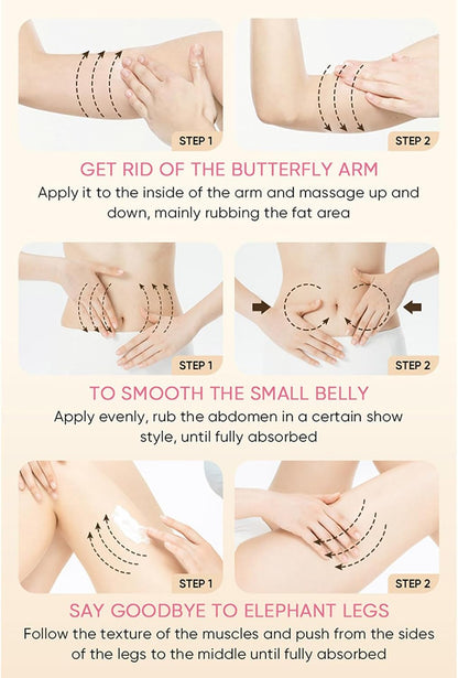 Slimming Cream for Weight Loss, Fat Burning Cream for Belly Waist &amp; Buttocks, Soothing Relaxing Tightening Slimming Goodbye to Cellulite, Women/Men Weight Loss 60g