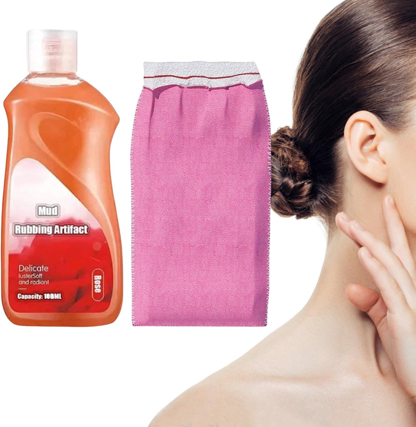 Mud Rub | Rubbing Mud for Skin - Brightening Rubbing Mud Gel 100ml for, Improve Dullness, Even Skin Color Rianpesn