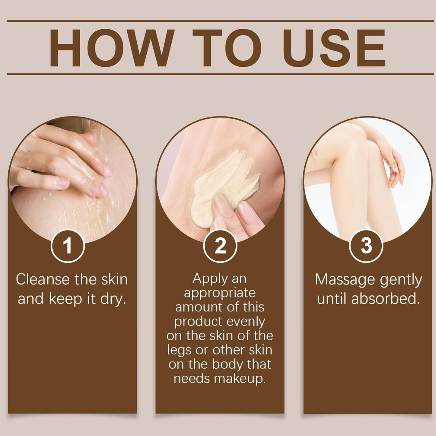 Body Coverage Perfector Waterproof No Transfer, Body Makeup Full Coverage, Leg Makeup Long Lasting, Body Perfector Concealer For Tattoo &amp; Scar Cover (#02)