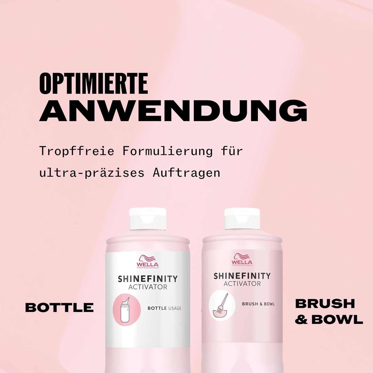 Wella Shinefinity Activator Bottle Usage 2% 1000ml
