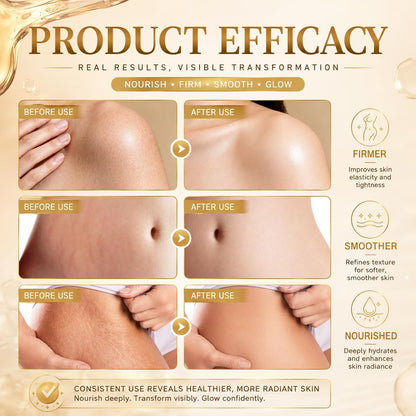 Anti-Aging Body Oil, Firms Skin, Absorbs Quickly, And Is Non-greasy, 120ml Skincu Glow Remedy Oil, Infused with Collagen &amp; Botanical Extracts, Deep Moisturising, Ideal for Dry Body Areas