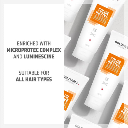 Goldwell Dualsenses Color Revive Conditioner, Copper, Refreshes Color, 200ml