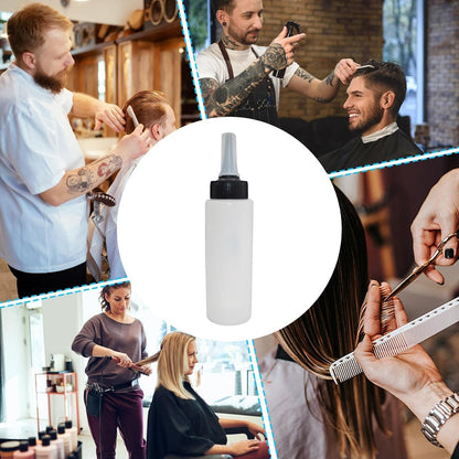 Hair Oil Applicator – PE 7.08x1.77 Inches | Squeeze Oil Applicator Bottle With Precision Nozzle | Scalp Oils Dispenser Comb Bottle For Hair Care Styling Salon Home And Travel Use