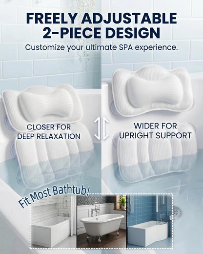 Turning Bath Time into a Mini‑Spa with KEIY’s 2‑Piece Bath Pillows