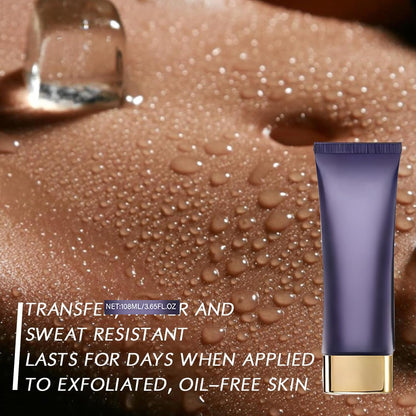 Body Coverage Perfector Waterproof with Brush, Full Coverage Tattoo Cover Up Cream, Leg and Body Makeup for Women, Long Lasting Leg Foundation for Daily Wear