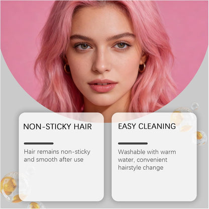 Purple Temporary Hair Colour Stick Comb, Retractable Washable Hair Chalk for Instant Styling, Halloween, Cosplay, Parties, Festivals &amp; Creative Looks (Purple)