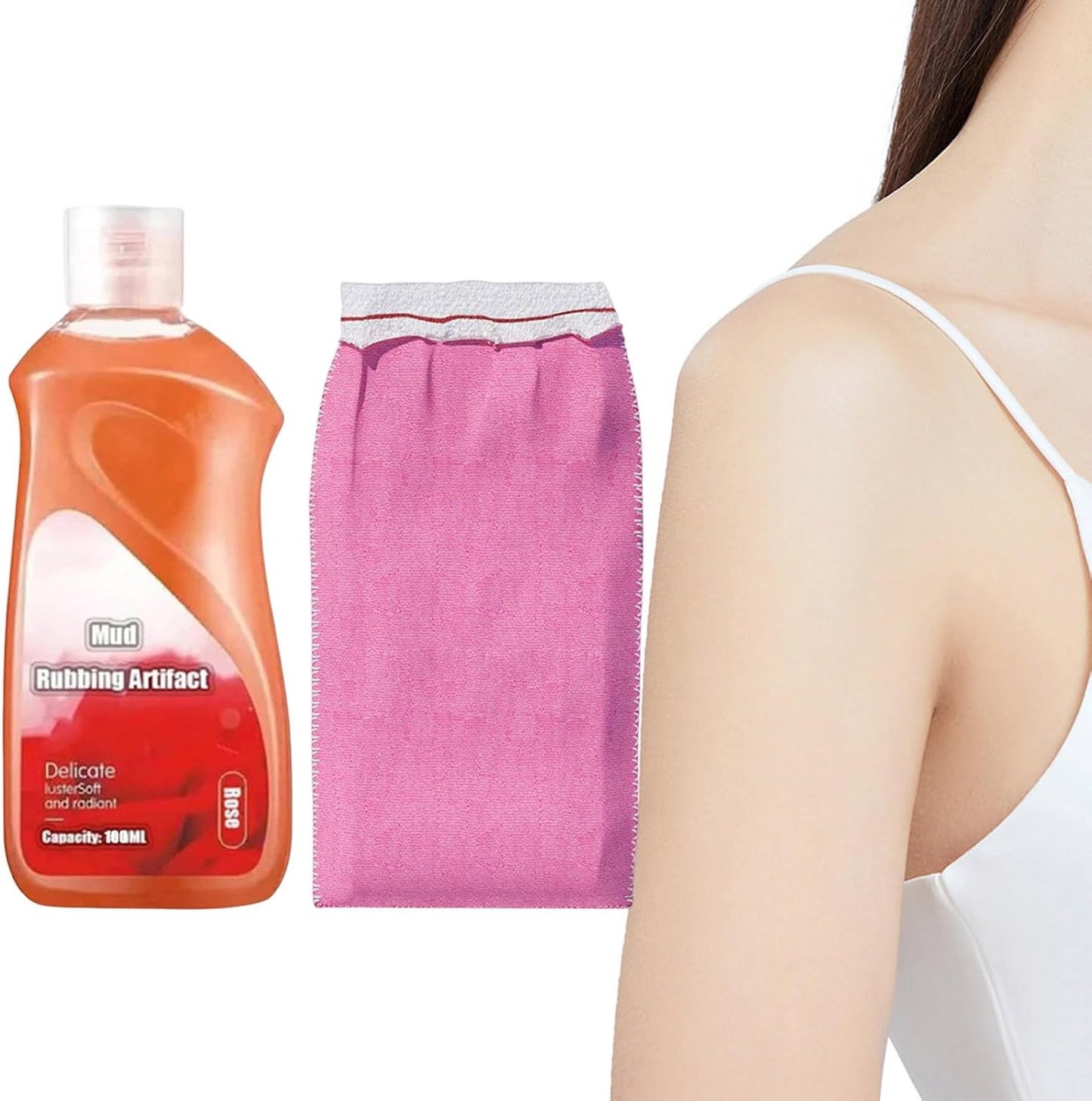 Mud Rub | Rubbing Mud for Skin - Brightening Rubbing Mud Gel 100ml for, Improve Dullness, Even Skin Color Rianpesn