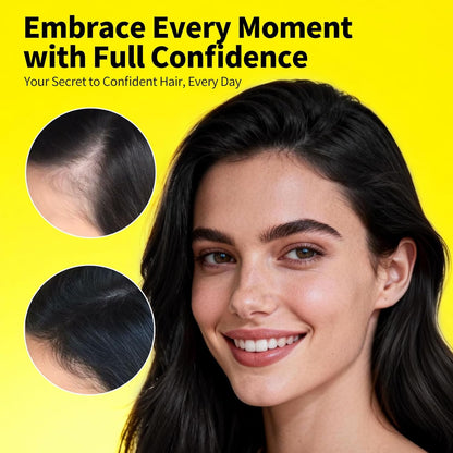 gowwim Blonde Root Touch Up, 4 Color Blendable Hairline Powder for Gray Coverage, Bald Spot Concealing Hair Powder for Women &amp; Men, Blonde 8g