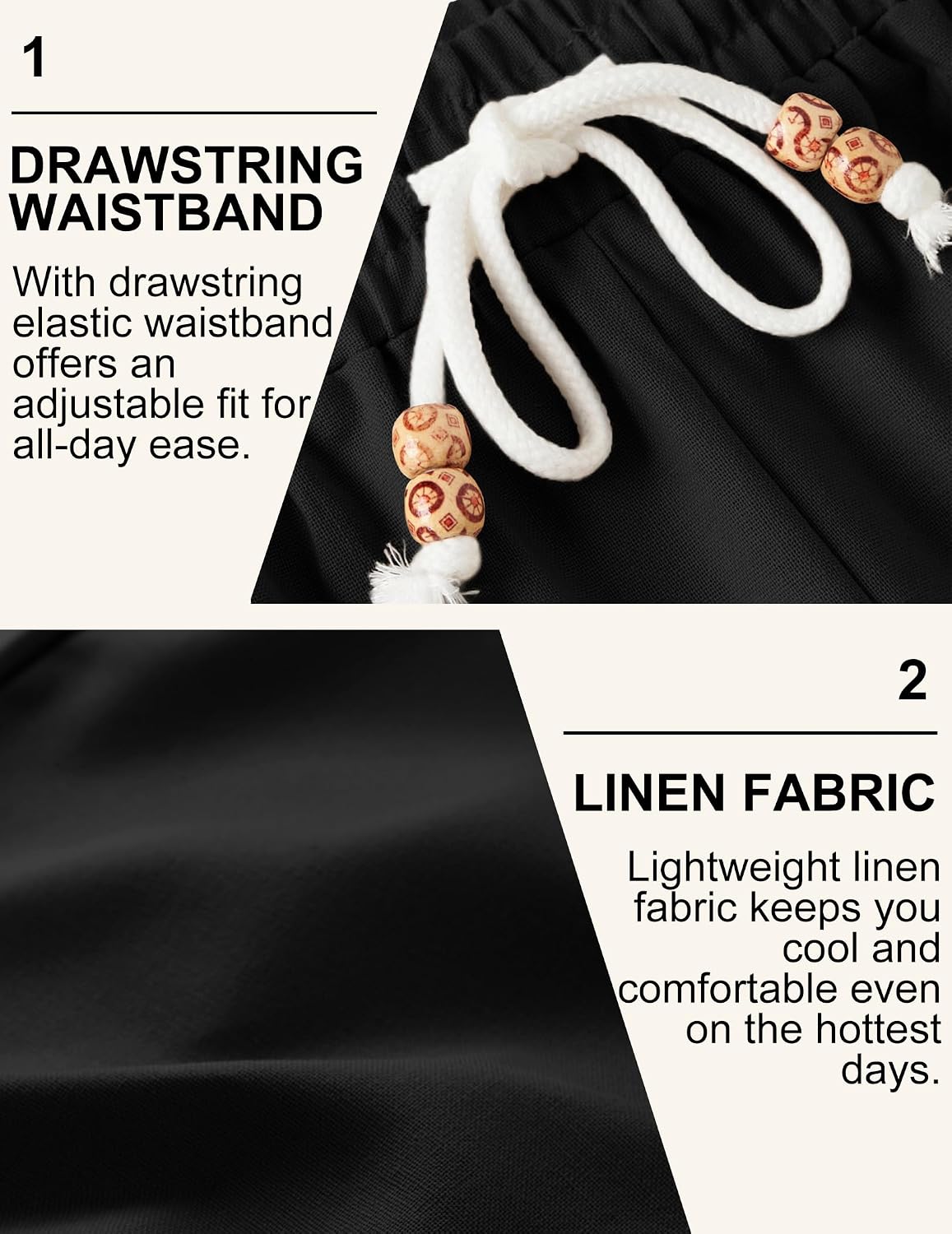COOFANDY Men’s Linen Shorts – a breezy pick for summer