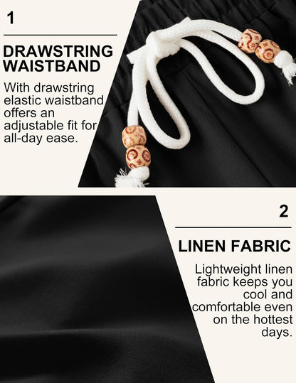 COOFANDY Men’s Linen Shorts – a breezy pick for summer