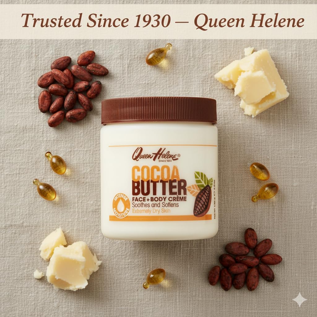 Queen Helene Cocoa Butter Face and Body Crème 425 g/15 oz