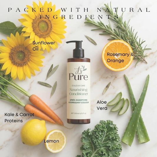 It's Pure Colour Care Nourishing Conditioner, Organic, Vegan, for Coloured Hair, Frizz Reduction and Colour Vibrancy