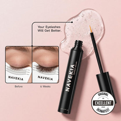 Premium Lash Serum 2026 – M 3ml – 2 Key Peptides + Bio-Enzyme – Science‑Backed for Length &amp; Density – Easy Application, Long‑Lasting – Sensitive Eyes – Vegan, Cruelty‑Free, Hormone‑Free