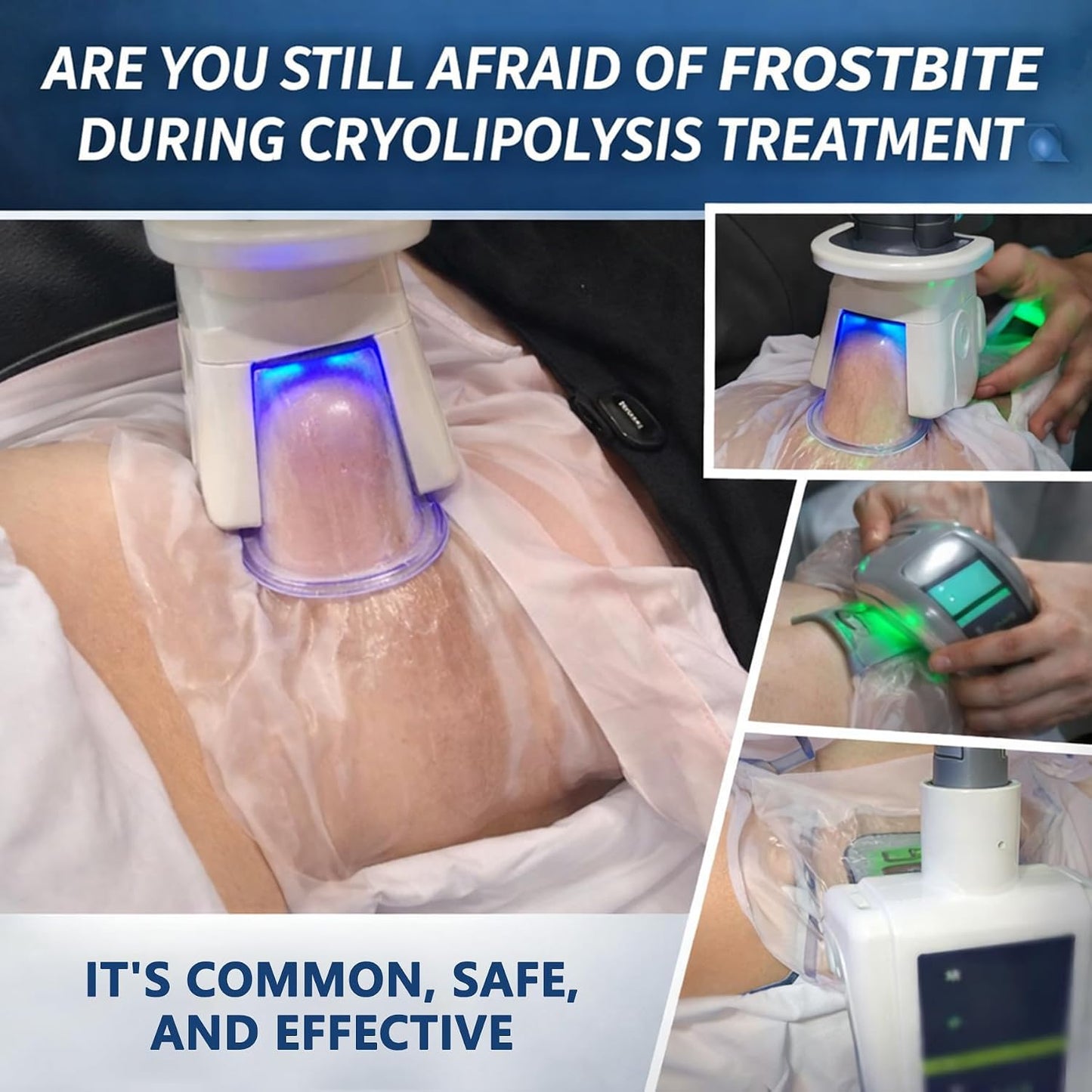 Anti-freeze Membrane, Professional Use Fit for Salon SPA, 20pcs Cryo Pad Antifreeze Membrane(Size M,10.6 X 11.8 Inch)