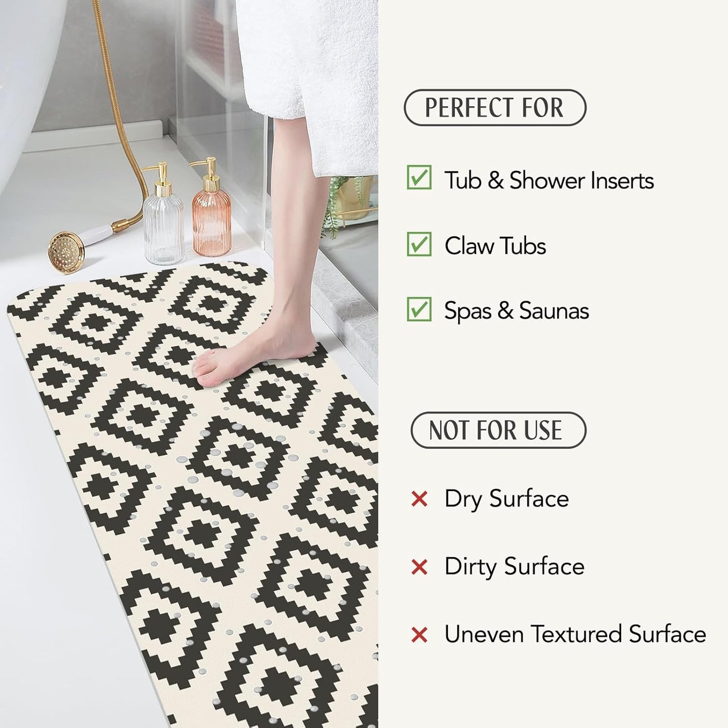 Stepping onto a safer, drier shower every morning