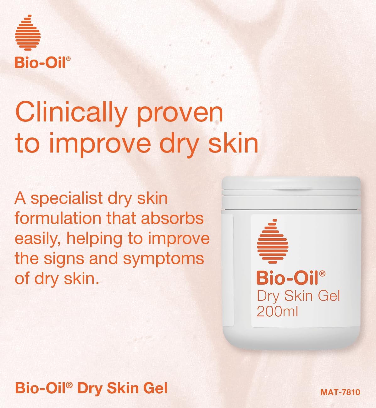 Bio Oil Moisturising Skin Gel (200ml) - Gel Moisturiser For Body &amp; Face - Clinically Proven To Improve Dry Skin - With Vitamins &amp; Essential Oils - Fast Absorbing