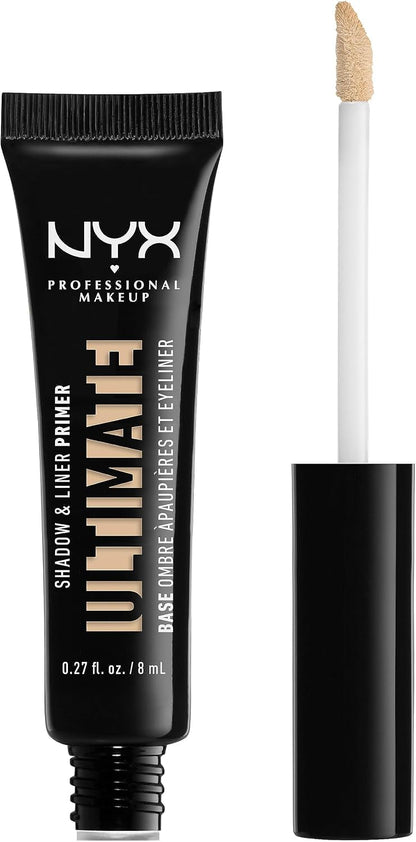 NYX Professional Makeup Vitamin E Infused Ultimate Shadow and Liner Primer, Super Creamy Infused with Vitamin E, Vegan &amp; Cruelty-free Formula, Shade: Medium