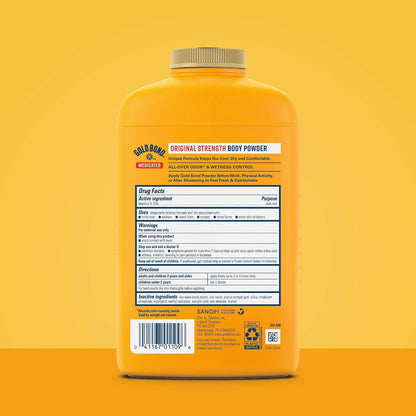 Gold Bond Medicated Original Strength Body Powder, 10 oz., Talc-Free, Anti-Itch, Absorbs &amp; Cools