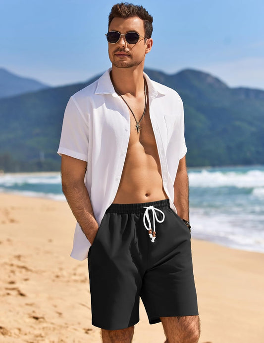 COOFANDY Men’s Linen Shorts – a breezy pick for summer