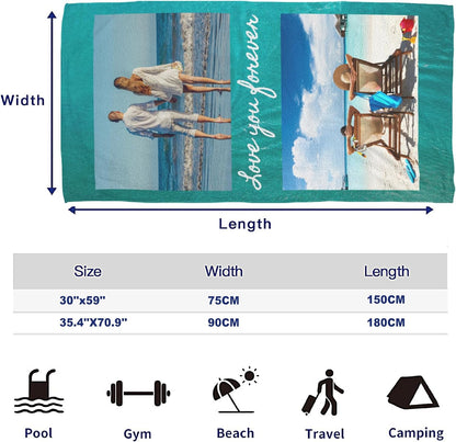 Your Own Personalized Beach Towel, Ready for Summer