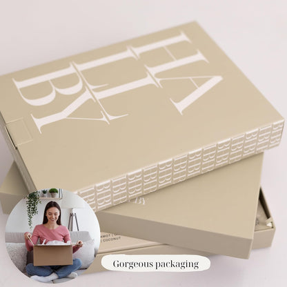 Hallby Hug In A Box, Pamper gift box, Relaxation Gifts For Women, Self Care Pamper Hamper, Birthday Gifts For women, Gifts for her, Pamper Spa Gift Set Friend Pamper