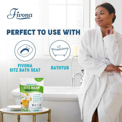Relaxed relief with a soothing sitz bath