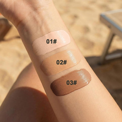 Asheyya Leg Makeup Waterproof, Anti Transfer Body Coverage Perfector for Flawless Looking Legs (02# Light Brown)