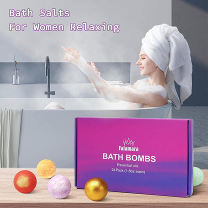 Why the Fafamara 24‑Piece Bath Bomb Set feels like a mini spa